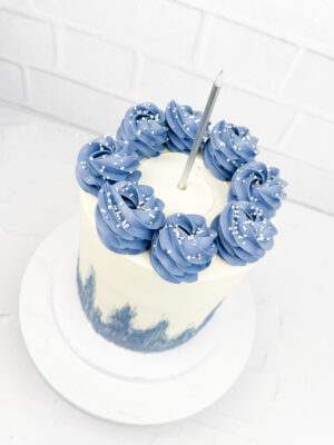 BLUE BIRTHDAY CAKE